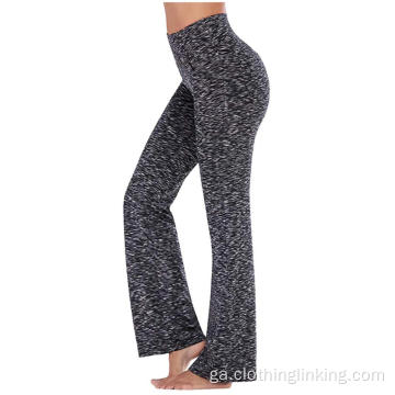 Pants Bootleg High Waist Workout do Mhná